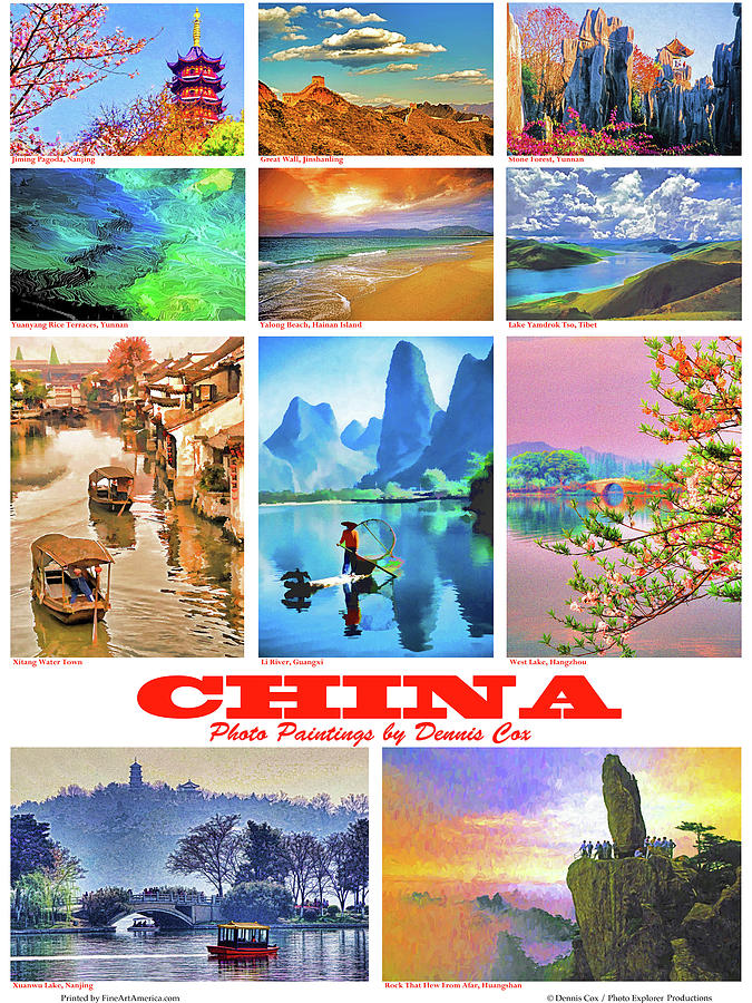 China Scenics Poster Photograph by Dennis Cox Photo Explorer