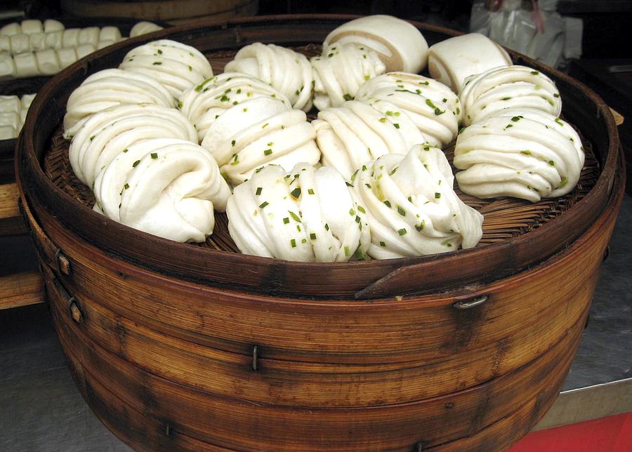 China Shanghai Market Dumplings Photograph by Lisa Boyd