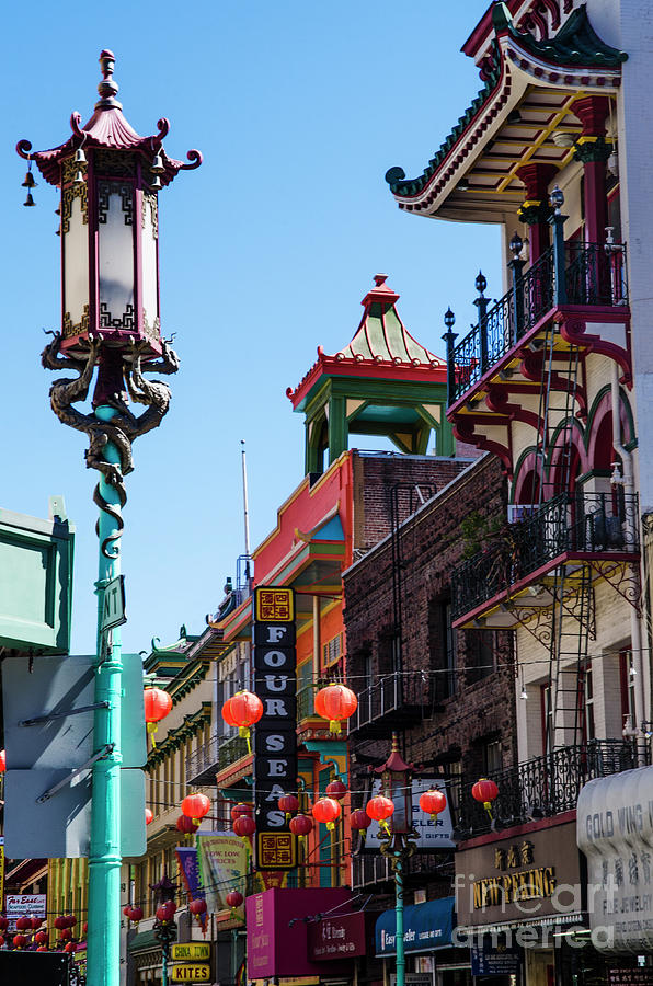 China Town Photograph by Judy Wolinsky