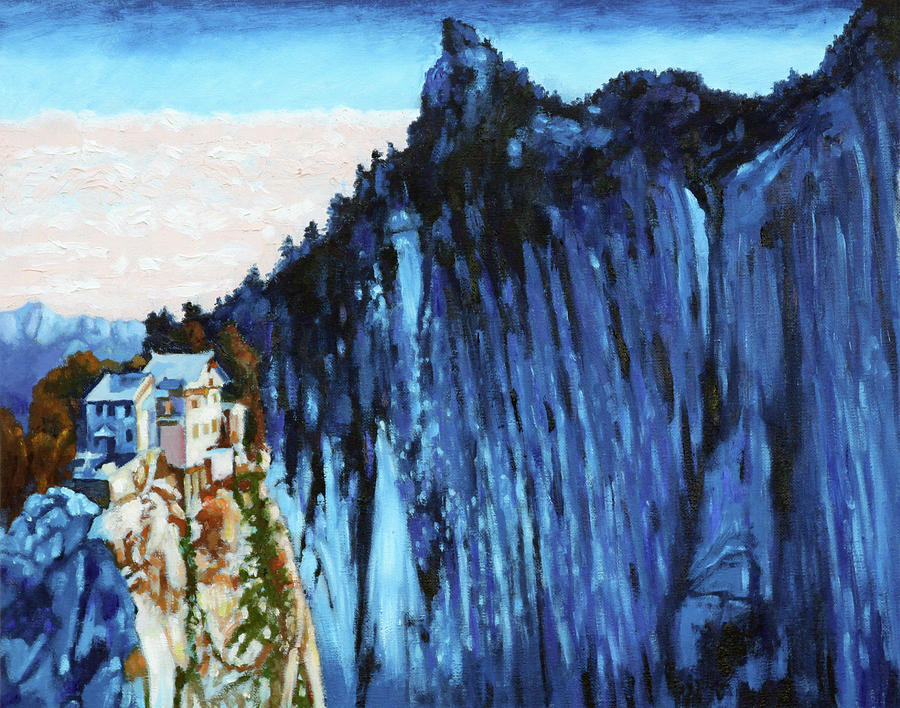 Chinas Mountains 3 Painting by John Lautermilch