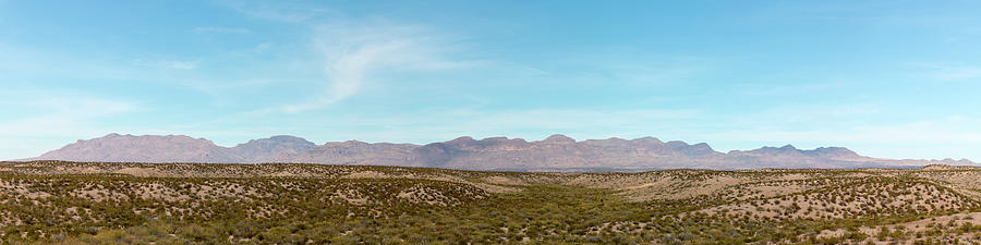Chinati Range Panorama Photograph by SR Green