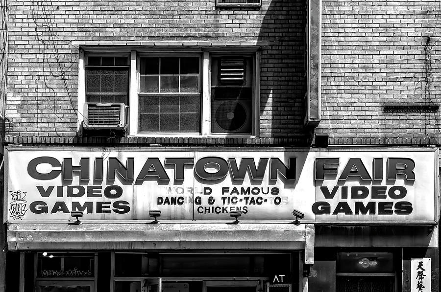 Chinatown Arcade Home of the Dancing Chickens Photograph by Robert Ullmann