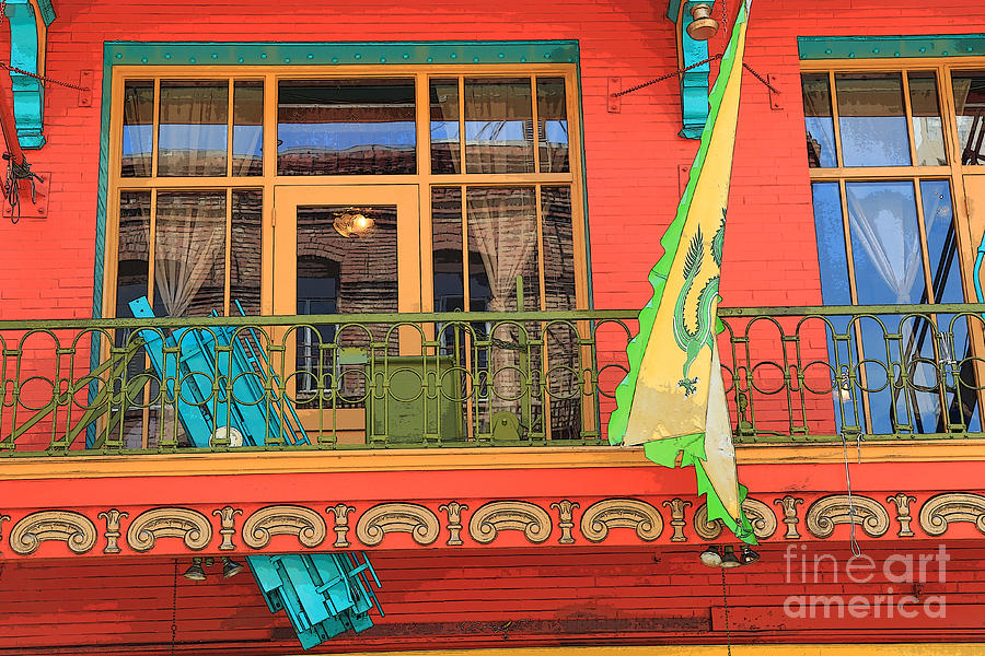 Chinatown Balcony Photograph by Jeanette French