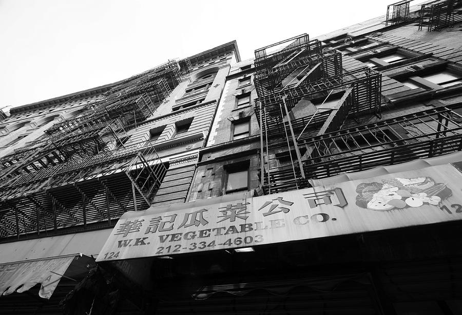 Chinatown Facade Photograph by Mary Haber