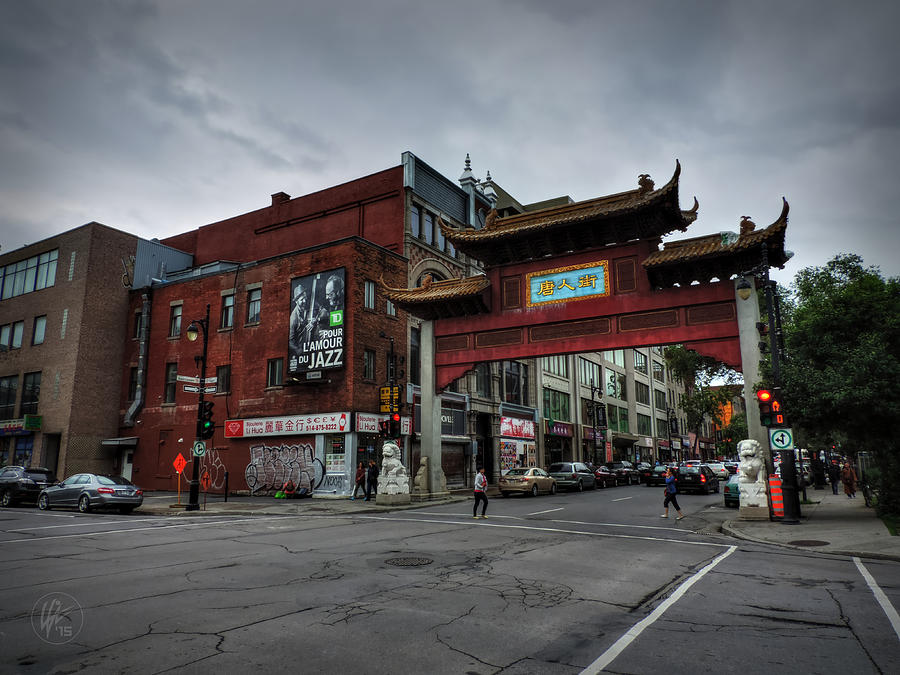 Lion Photograph - Chinatown Montreal 001 by Lance Vaughn