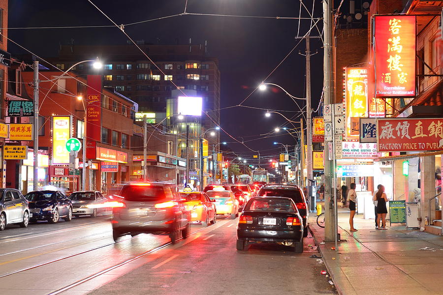Chinatown Toronto Photograph by Songquan Deng