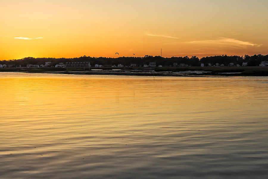Chincoteague Bay at Sunset Photograph by Belinda Greb