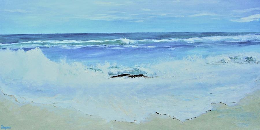 Chincoteague Coastline Painting by Jacqueline Whitcomb - Fine Art America