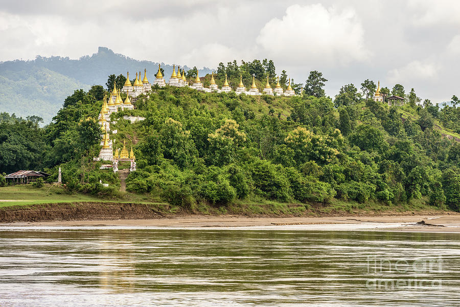 Chindwin Stupas Photograph by Werner Padarin