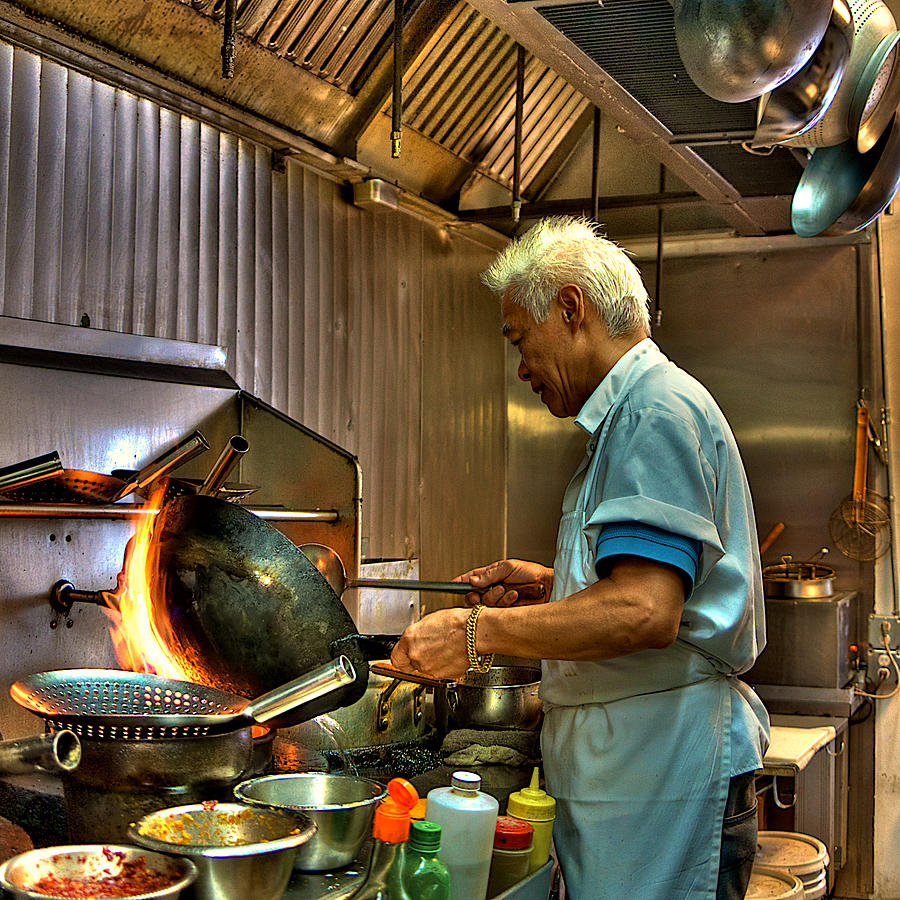 Chinese Chef Photograph by William Wetmore