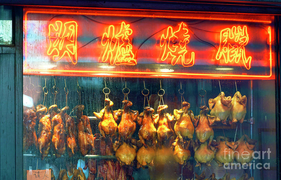 Chinese Chicken New York City Photograph by John Rizzuto