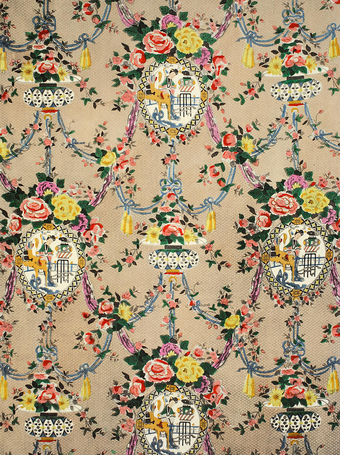 Pattern Painting - Chinese Chippendale Medallion by Harry Wearne