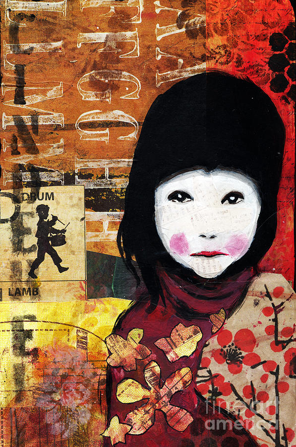 Chinese Cinderella  Mixed Media by Annalisa Loevenguth