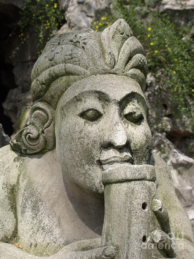 Chinese garden statue Photograph by Mary Watson - Fine Art America