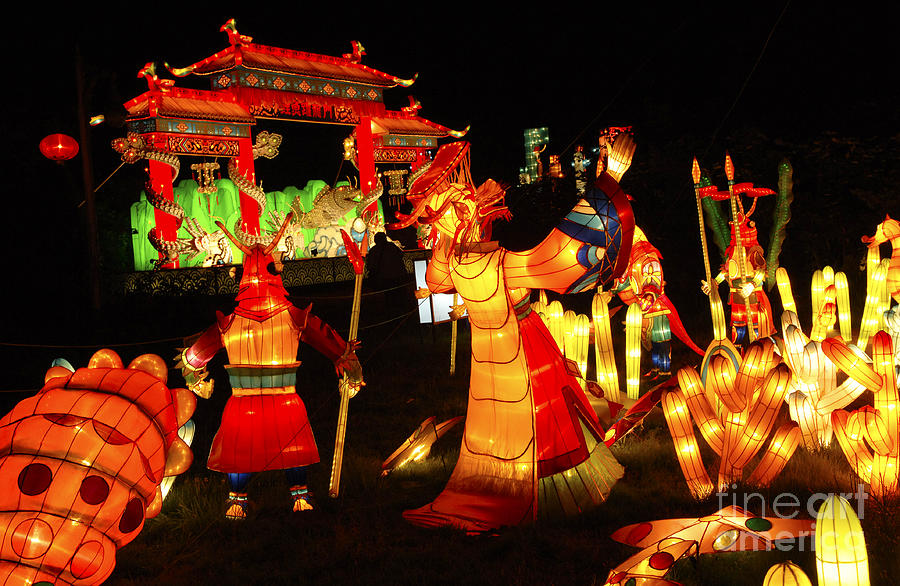 Chinese Lantern Festival British Columbia Canada 4 Photograph by Bob Christopher