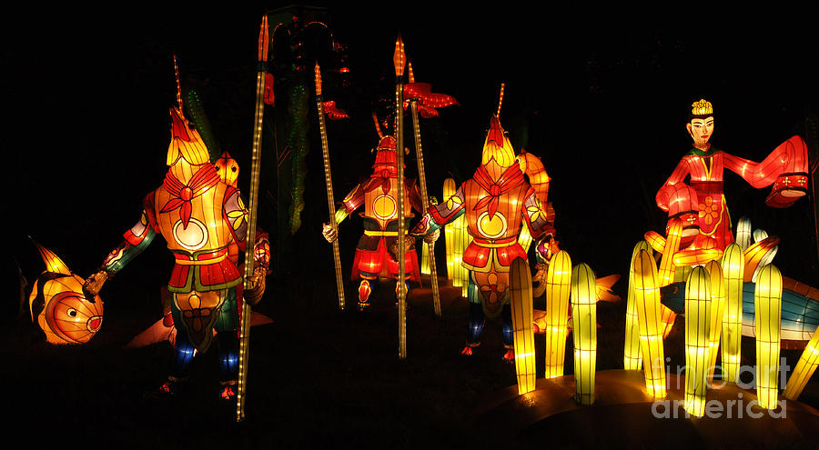Chinese Lantern Festival British Columbia Canada 9 Photograph by Bob Christopher