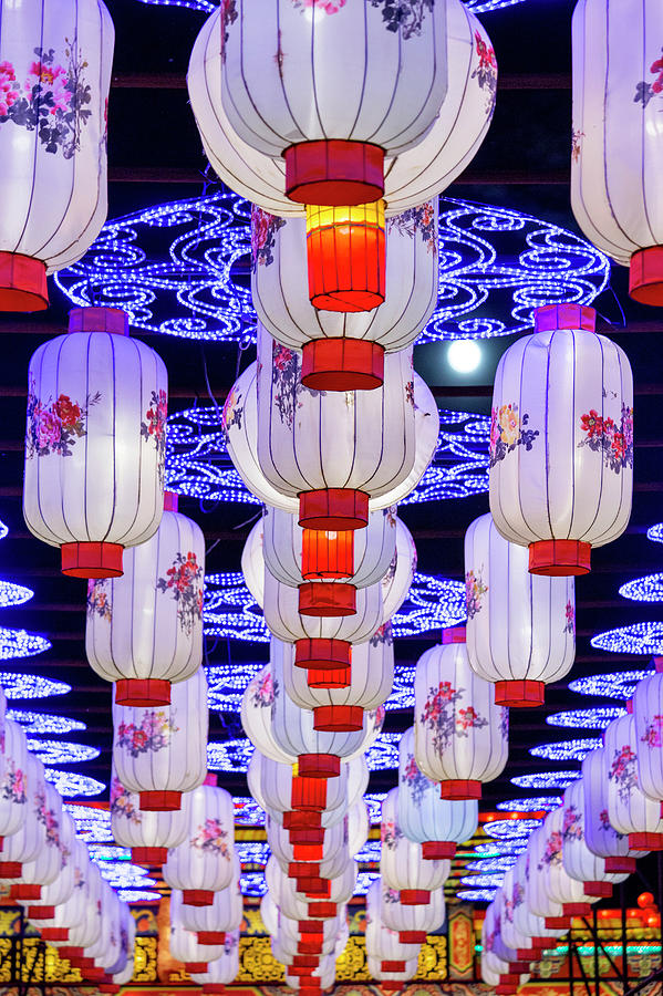 Chinese Lanterns Photograph by David Stasiak