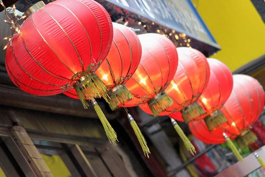 Chinese Lanterns Photograph by Jewels Hamrick