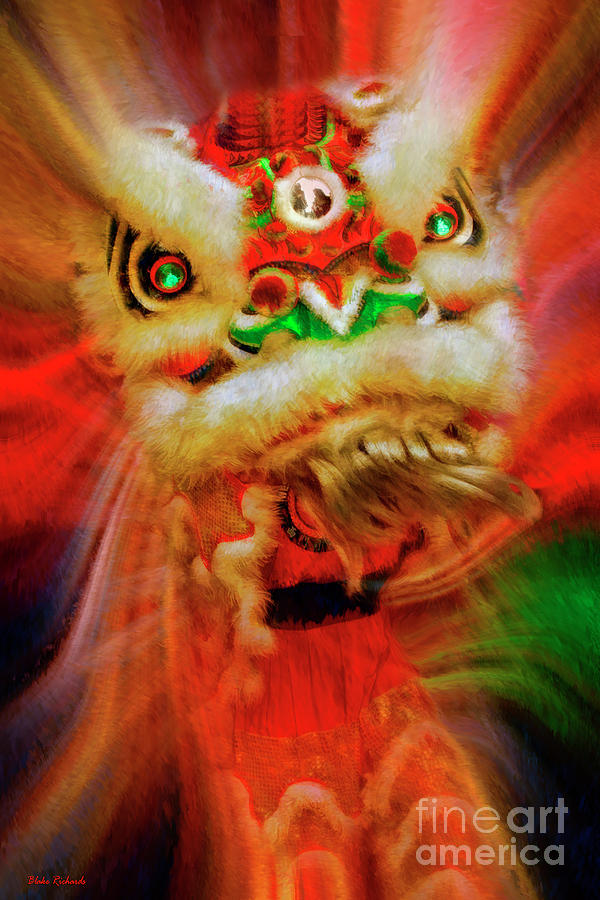 Chinese Lion Dance Photograph by Blake Richards