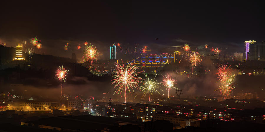 Chinese New Year Fireworks 2018 I Photograph