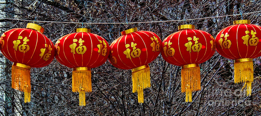 Chinese New Year Lanterns Photograph by Lita Kelley