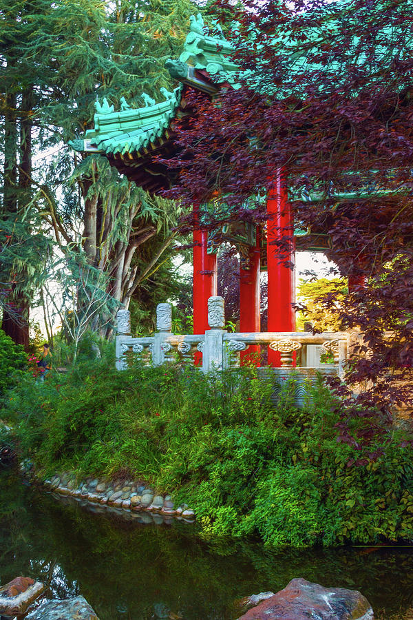 Chinese Pavilion View Photograph by Bonnie Follett