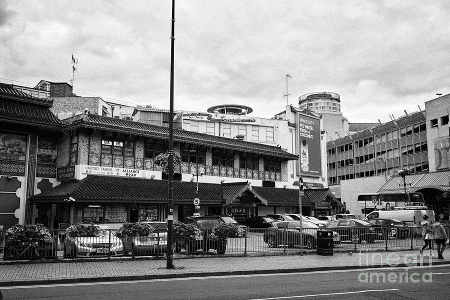 chinese quarter in city centre of Birmingham UK Photograph by Joe Fox