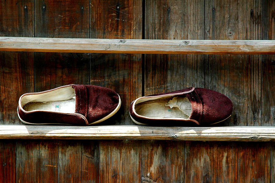 Chinese Slippers Photograph by Harry Spitz