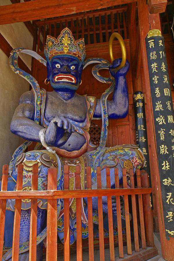 Chinese Temple Guardian Photograph by Michele Burgess