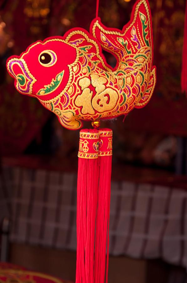 Chinese traditional Luck bag pendant Photograph by Carl Ning