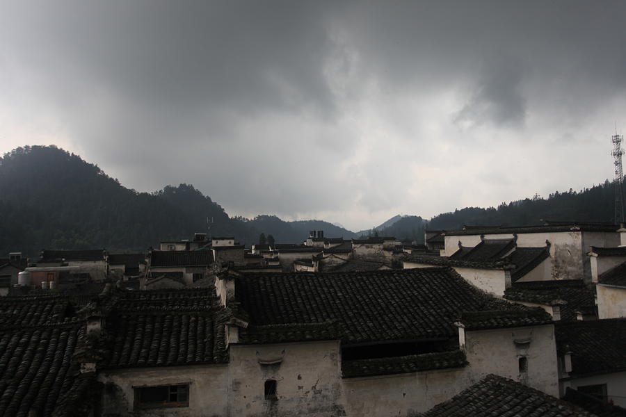 Chineses Roof Village Photograph by Boun Boun