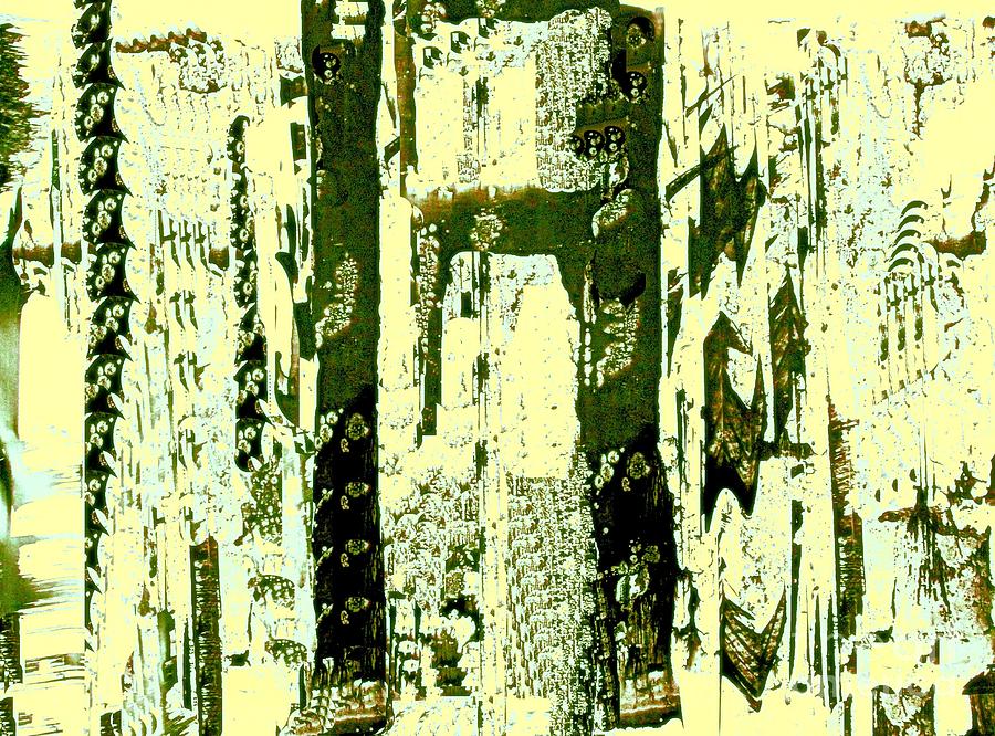 Chinoiserie 2 in Green Digital Art by Nancy Kane Chapman