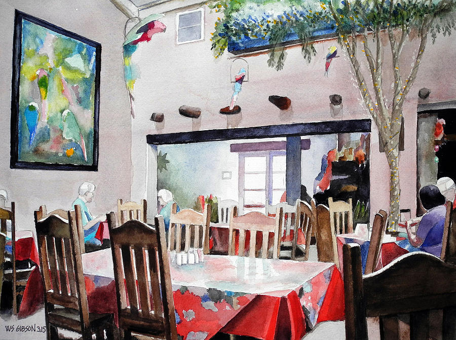Restaurant Painting - Chips And Salsa by Bill Gibson