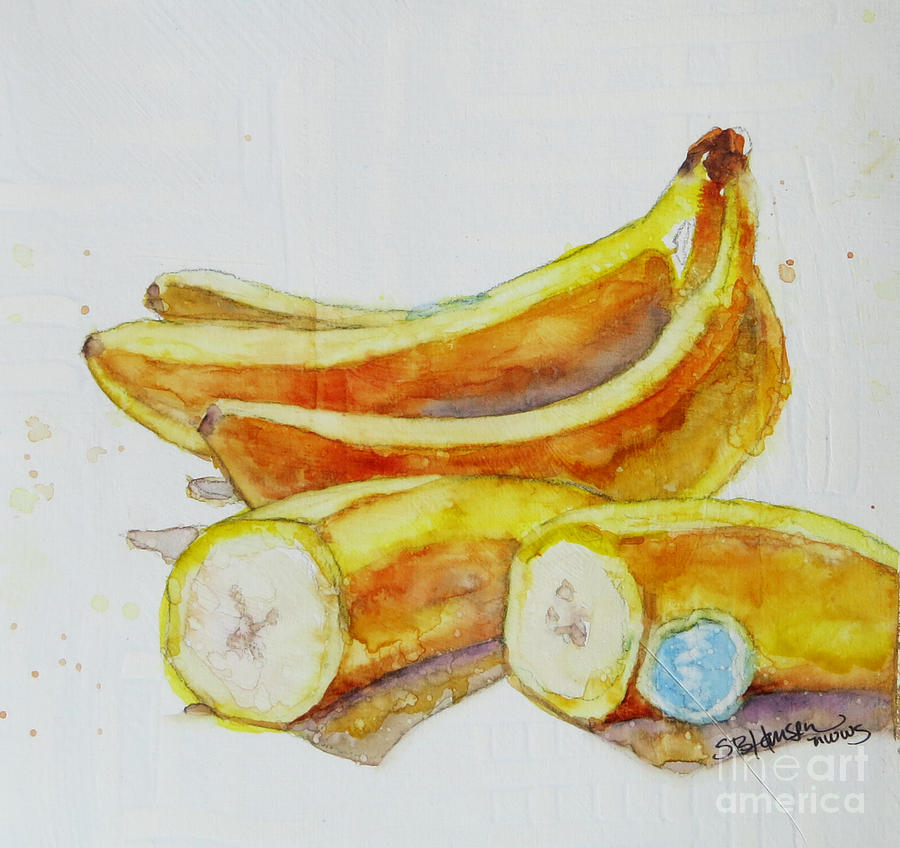 Chiquita Bananas Painting by Sarah Hansen - Fine Art America