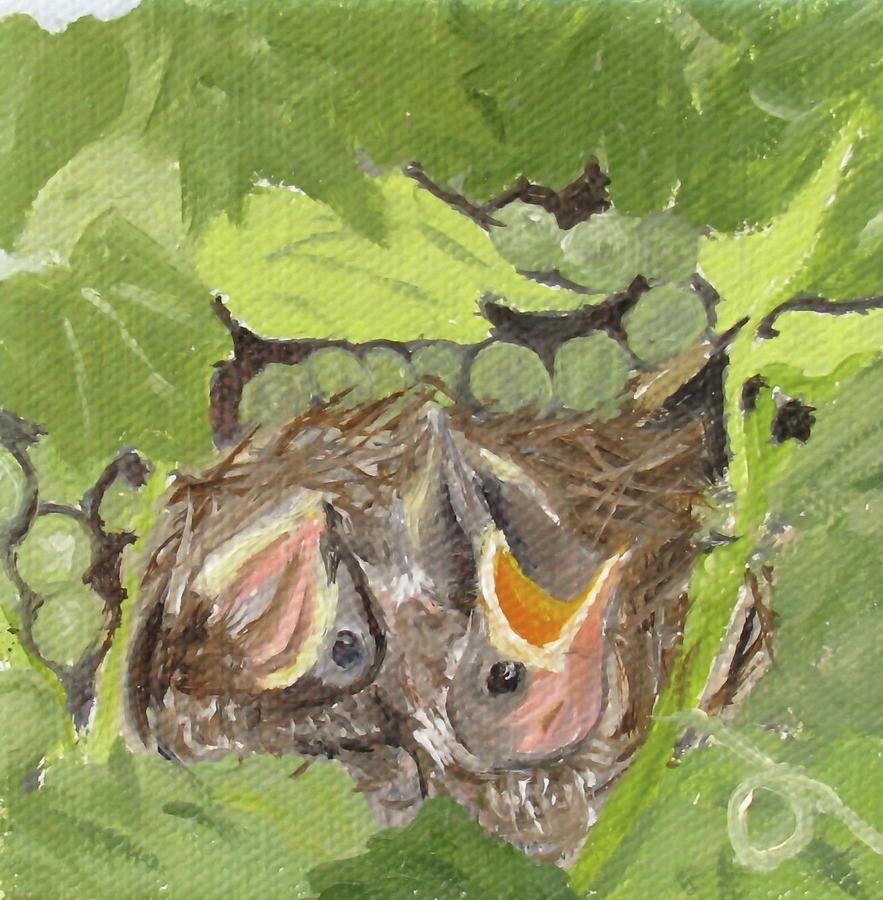 Chirp Painting by Barb Pennypacker