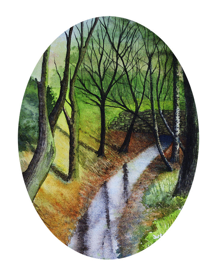 Chislehurst Woods Painting by Deborah Runham