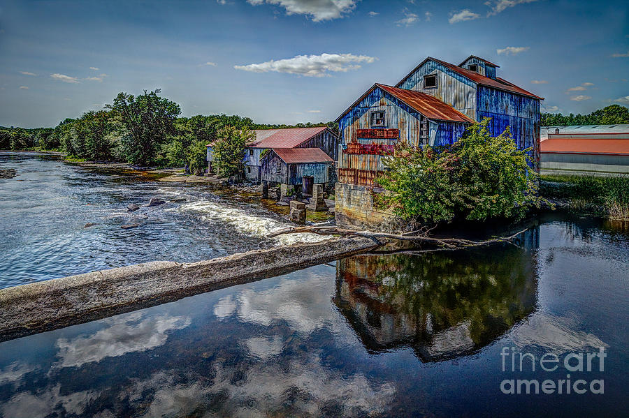 Waterfall Photograph - Chisolms Mills by Roger Monahan