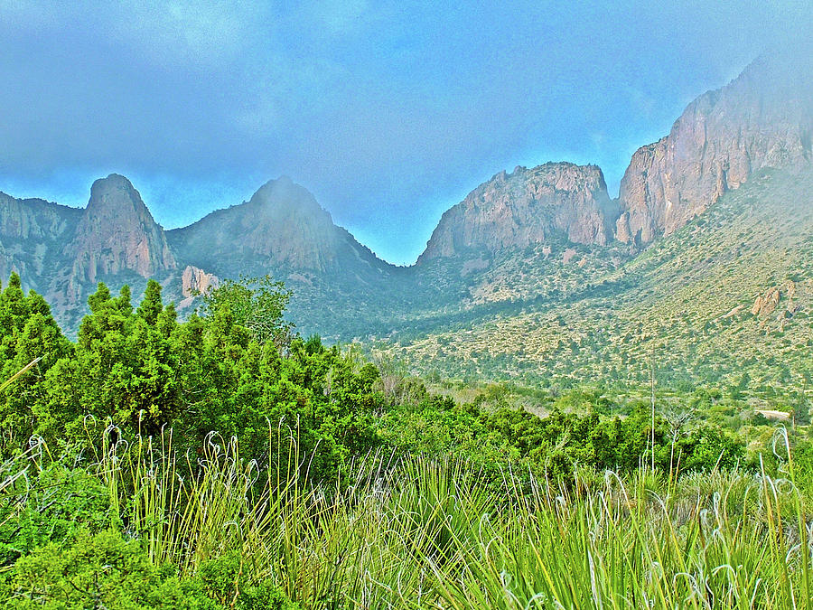 Chisos Mountains in Big Bend National Park, Texas  Photograph by Ruth Hager