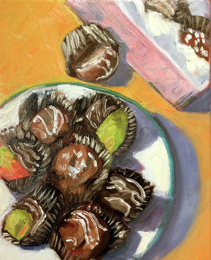 Chocolate Cheer Painting by Barbara Hageman