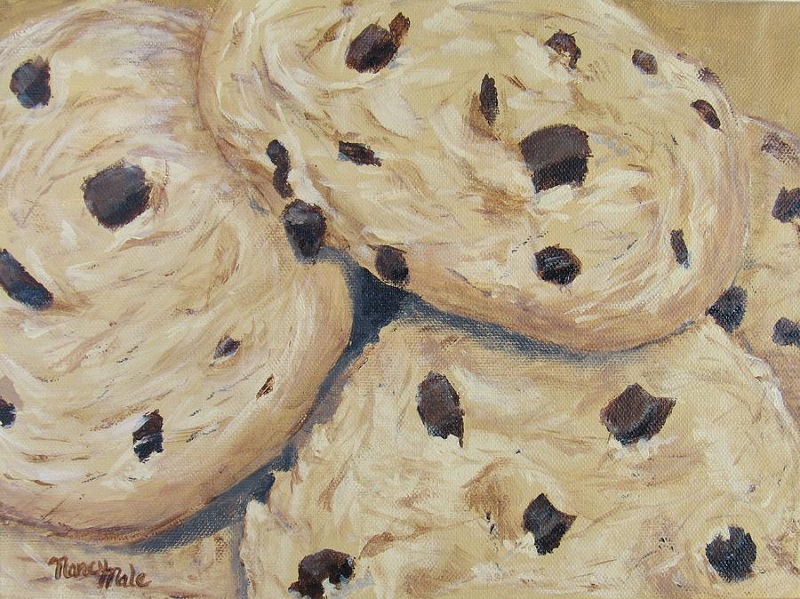 Chocolate Chip Cookies Painting By Nancy Nale - Pixels