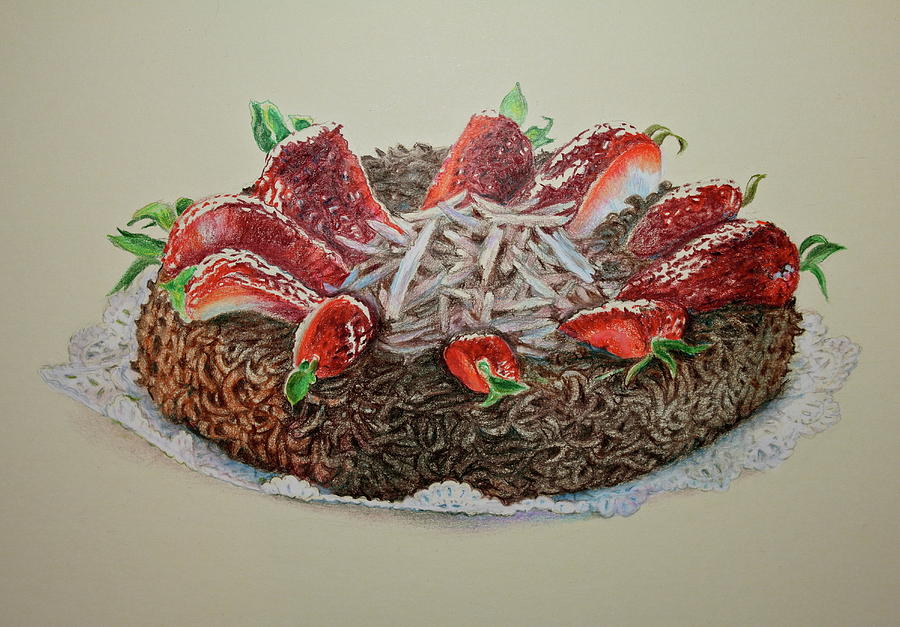 Chocolate Coconut Ganache Drawing by Michele Myers