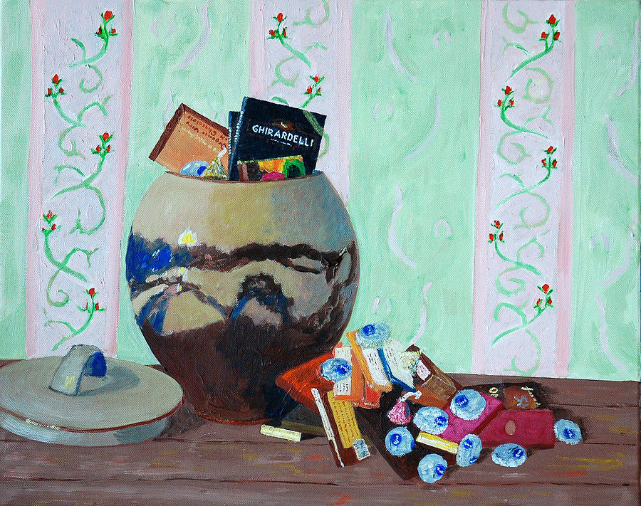 Still Life Painting - Chocolate Cornucopia by David Carson Taylor