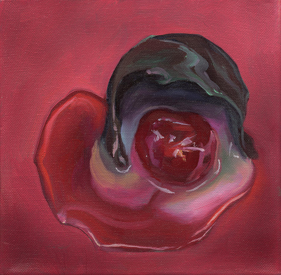 Chocolate Covered Cherry Painting by Christine Lytwynczuk