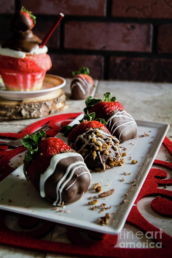 Chocolate Covered Strawberries Photograph by Deborah Klubertanz