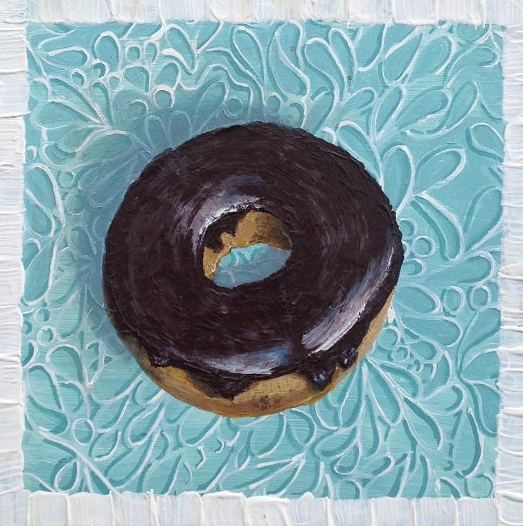 Chocolate Glazed Painting by Teresa Fry