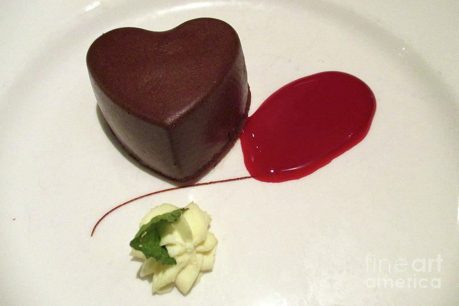 Chocolate Heart Photograph by Randall Weidner