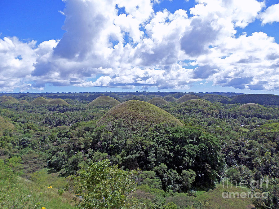 Chocolate Hills Of Bohol Philippines Photograph by Kay Novy