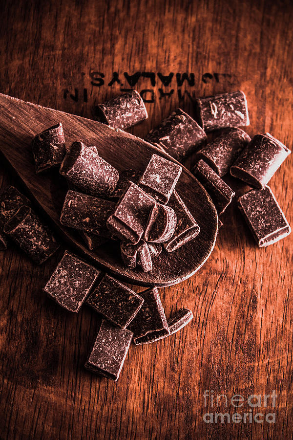 Chocolate kitchen artwork Photograph by Jorgo Photography