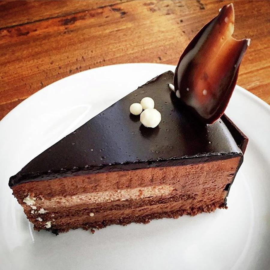 Cake Photograph - Chocolate Mousse Cake by Arya Swadharma