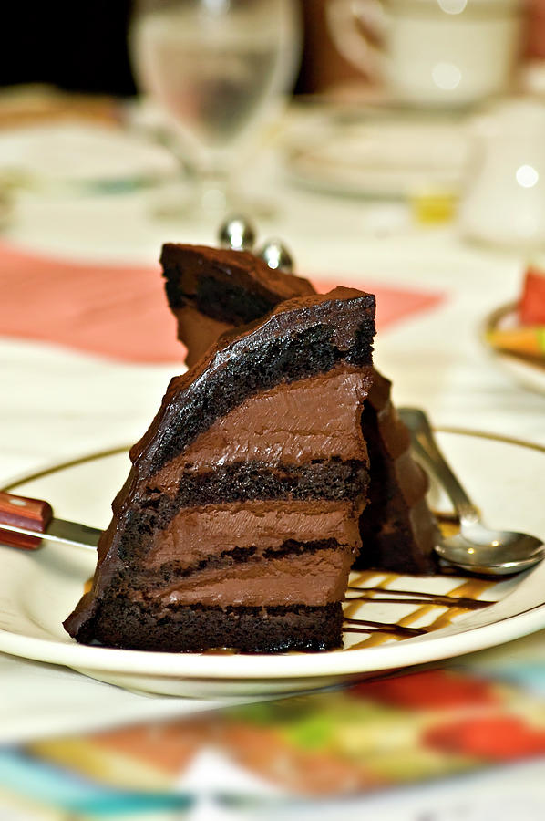 Chocolate Mousse Cake Photograph by Carolyn Marshall